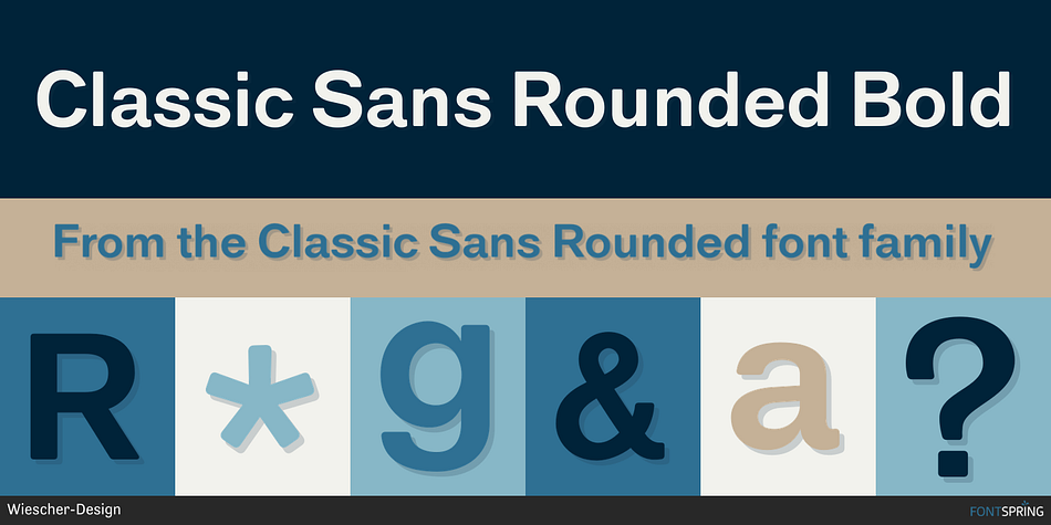 Classic Sans Rounded Bold Font