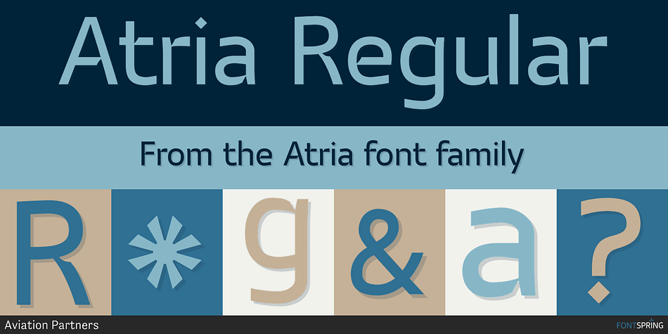 Atria Regular Font