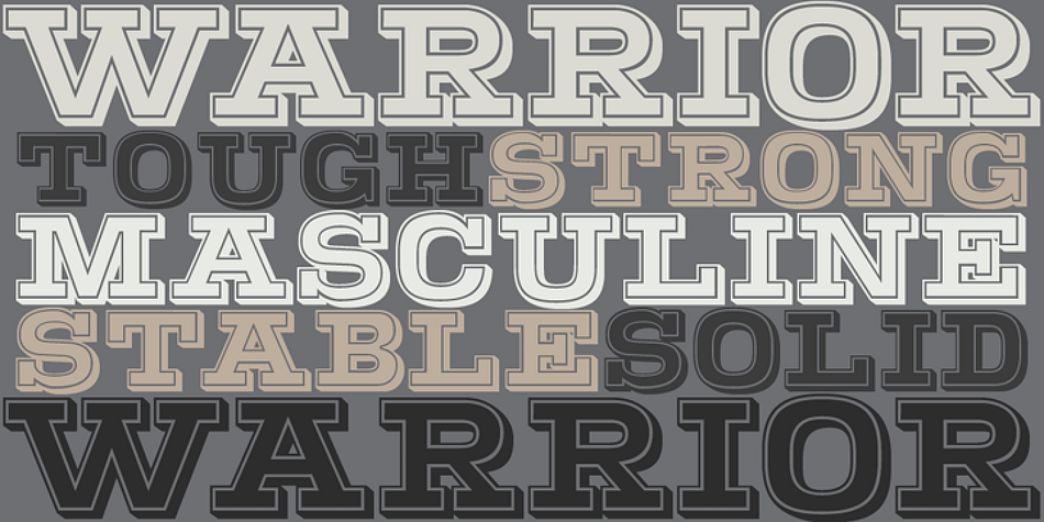  CastleType 3D font collection, a multiple classification collection by CastleType.