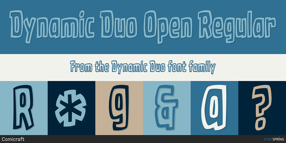 Dynamic Duo Open Font