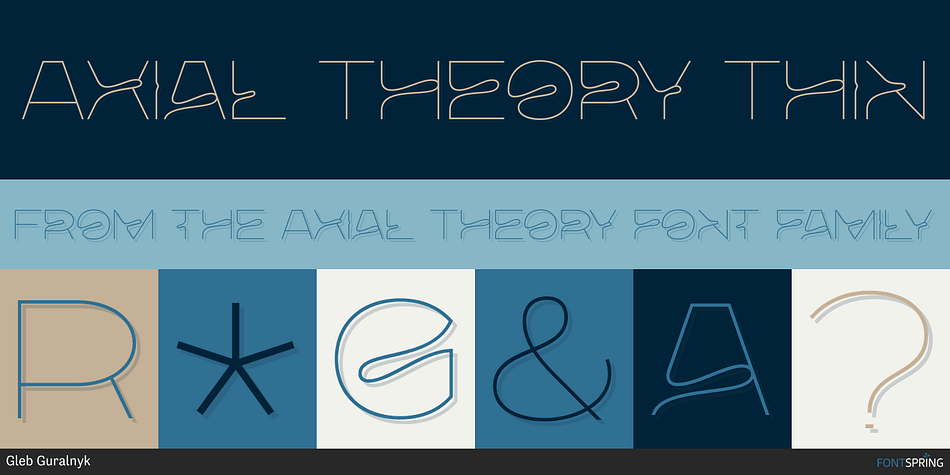 Axial Theory Thin Font