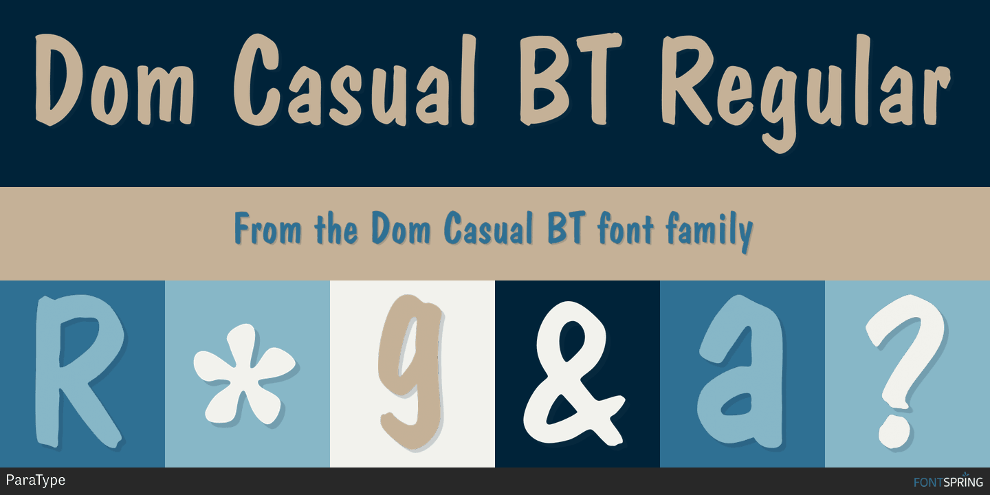 Dom Casual BT Font