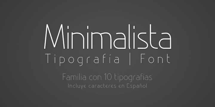 Minimalista Font