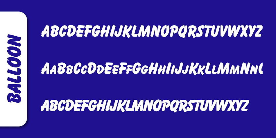 Highlighting the Balloon Pro font family.