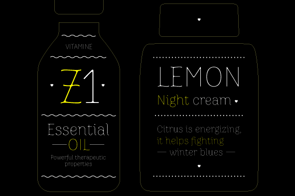 Highlighting the Zitrone FY font family.