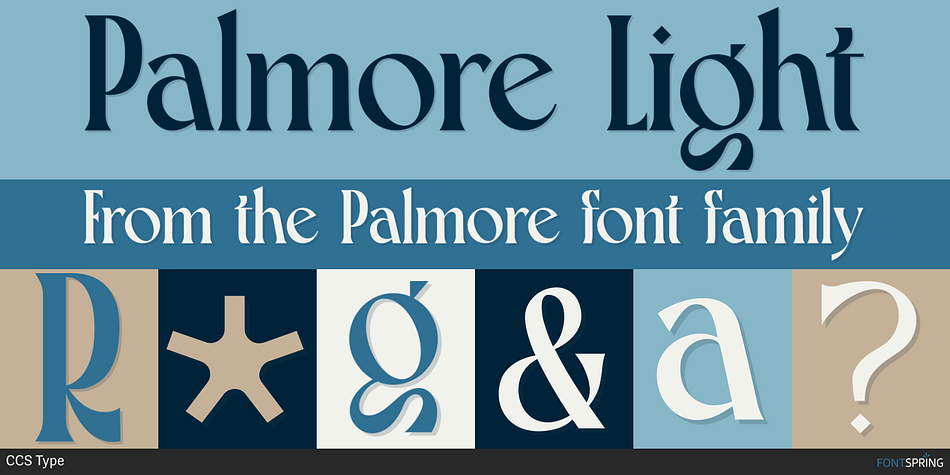 Palmore Light Font