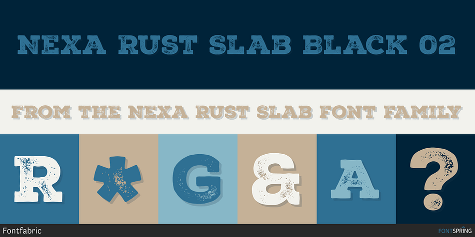 Nexa Rust Slab Black 02 Font