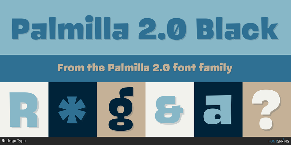 Palmilla 2.0 Black Font