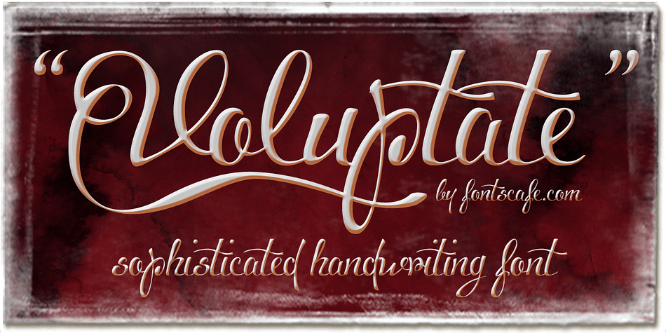 The "Voluptate Pack" font is a smart sophisticated handwriting pack that include ‘Voluptate’, ‘Voluptate Classic’ and ‘Voluptate Elements’.