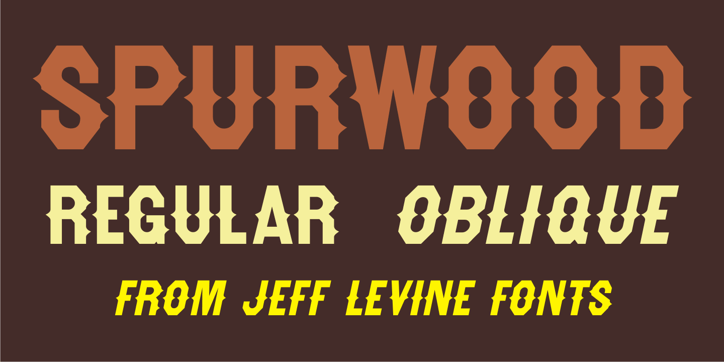 Spurwood JNL Font