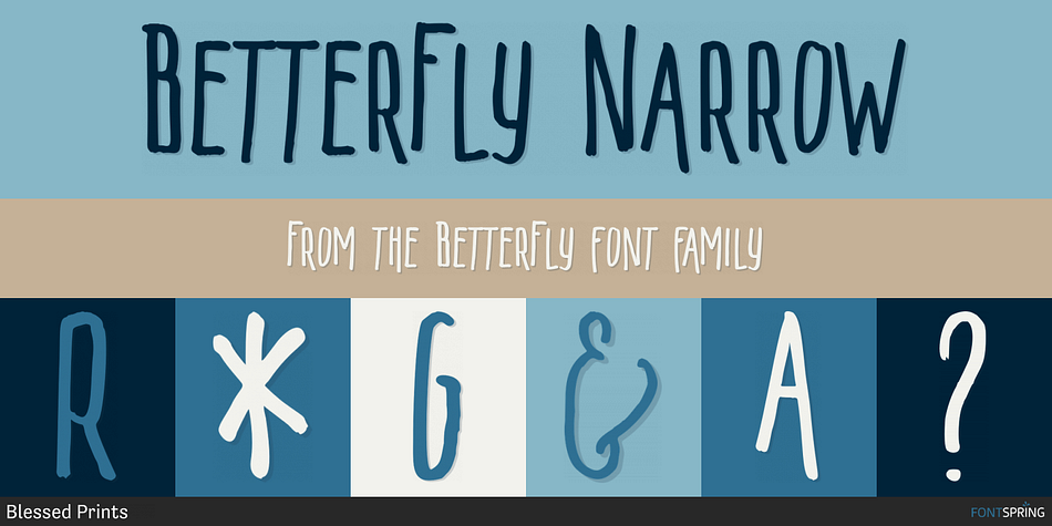 BetterFly Narrow Font