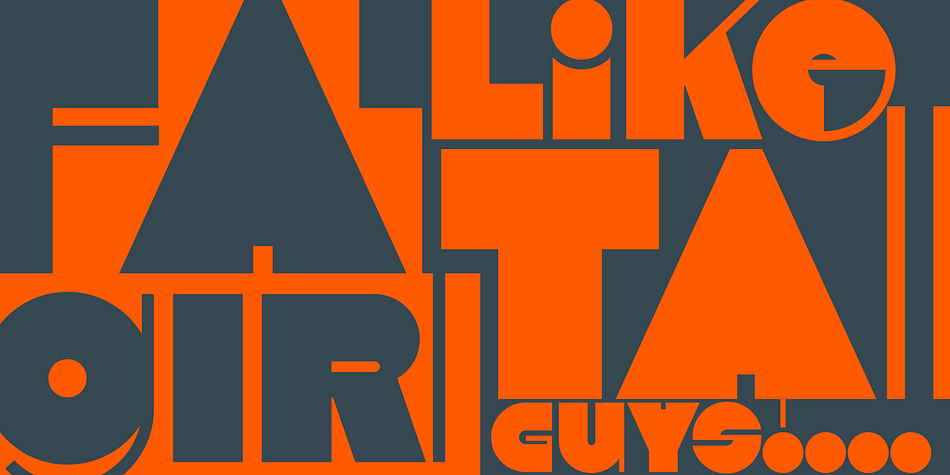 Barbecue is an experimental, geometric, akzident, bold sans.