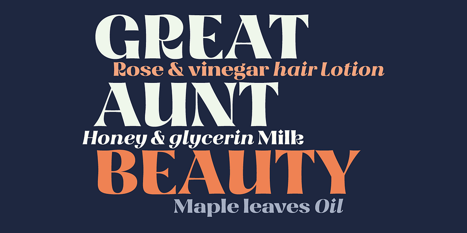 Meeko FY is a two font, display sans family by Black Foundry.