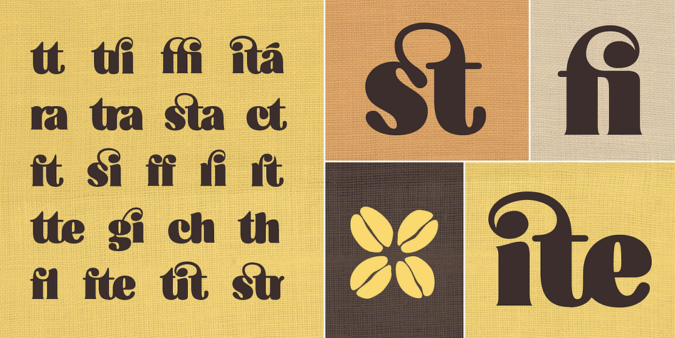 Emphasizing the favorited Cafe Brasil font family.