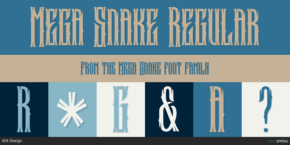 Mega Snake Regular Font