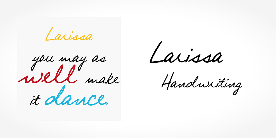 Digitized handwriting fonts are a perfect way to give documents the “very special touch”.