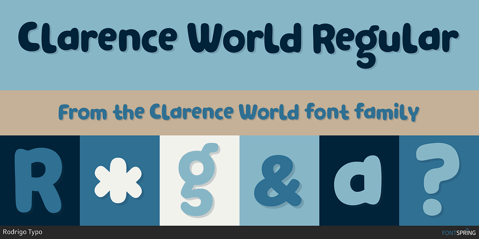 Clarence World Font