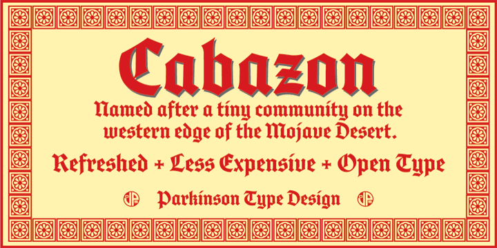 The tiny community of Cabazon is located in southern California on the western edge of the Mojave Desert.