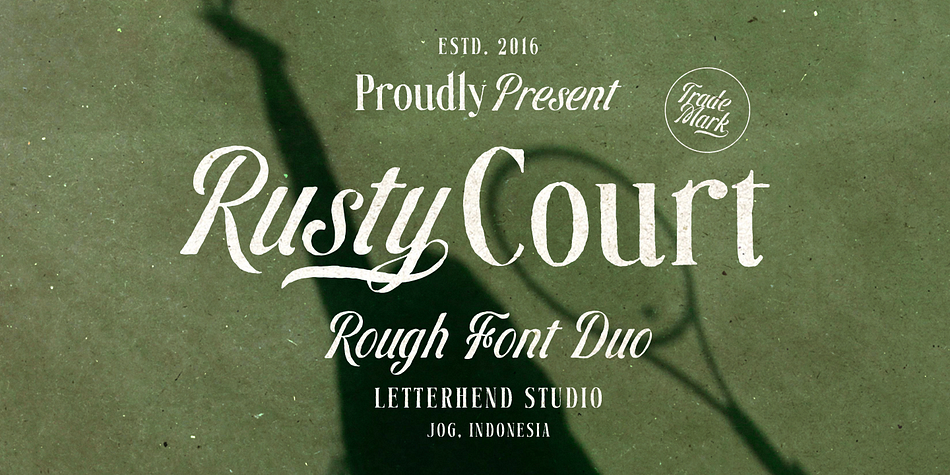 Rusty Court Script Font
