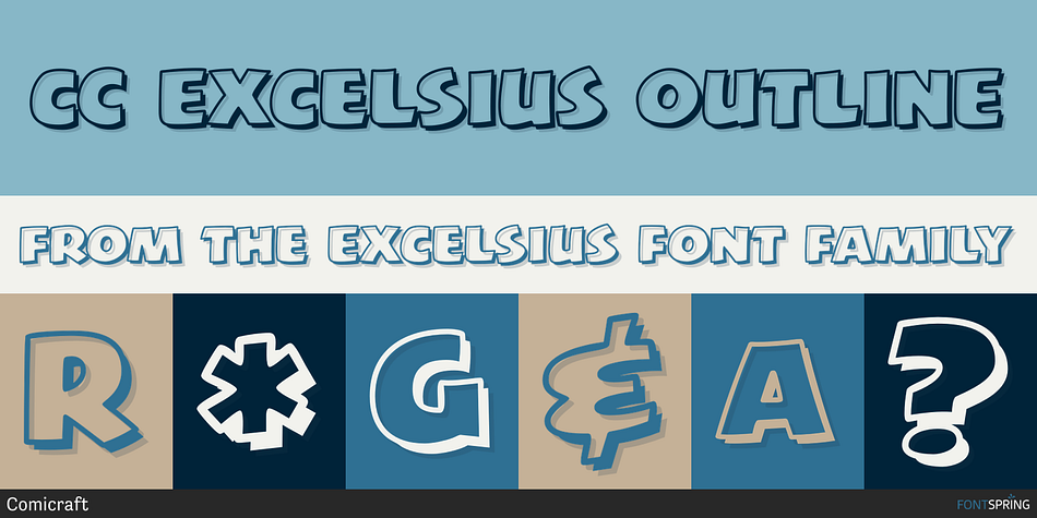 CC Excelsius Outline Font