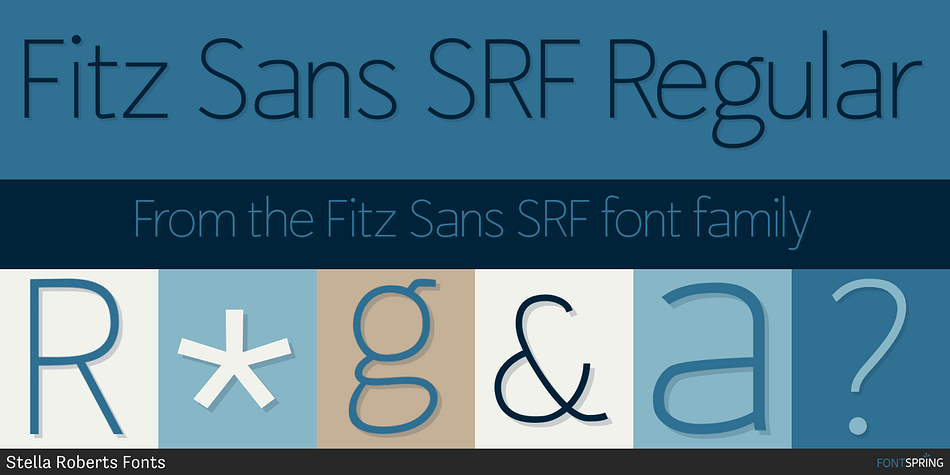 Fitz Sans SRF Regular Font