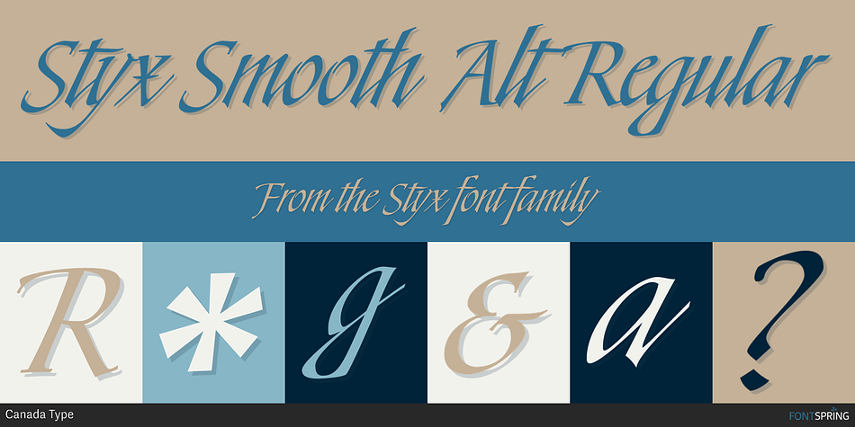 Styx Smooth Alt Regular Font