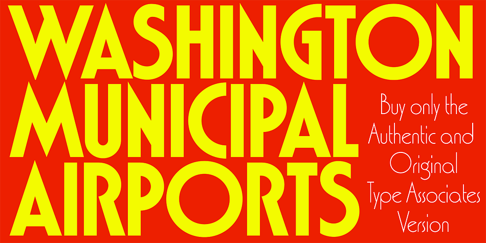 Emphasizing the popular Washington font family.