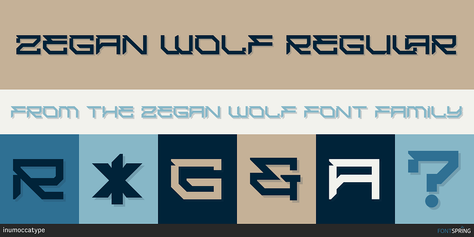 Zegan Wolf Regular Font