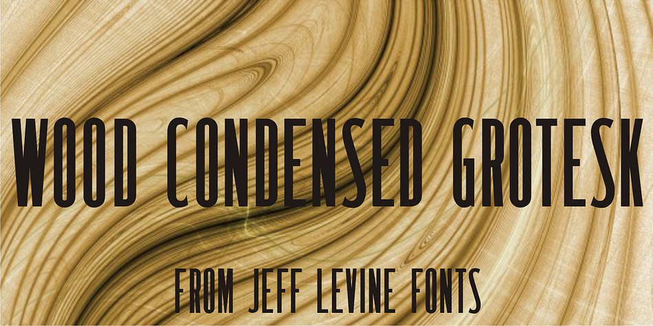 The font was a popular sans used for large posters or broadsheets as well as newspaper titles where more copy needed to be fit into limited space.