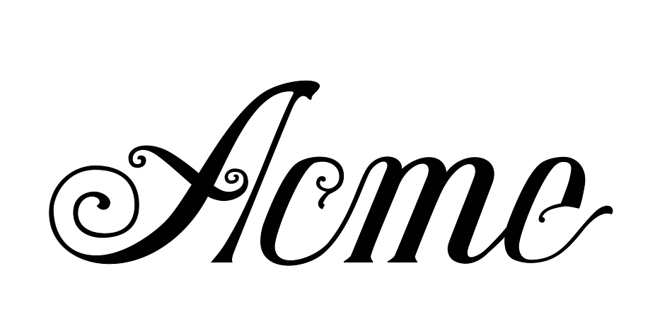 Acme Font