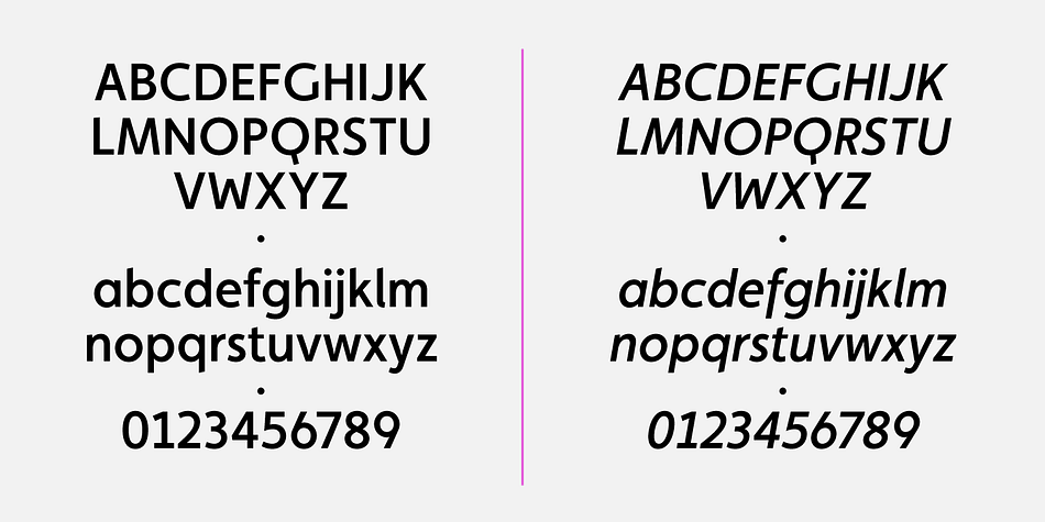 Displaying the beauty and characteristics of the Faricy New font family.