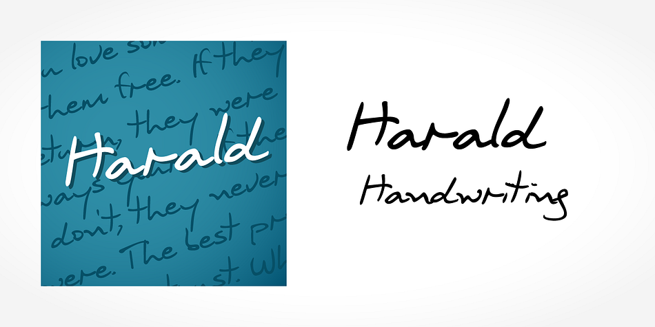 Digitized handwriting fonts are a perfect way to give documents the “very special touch”.