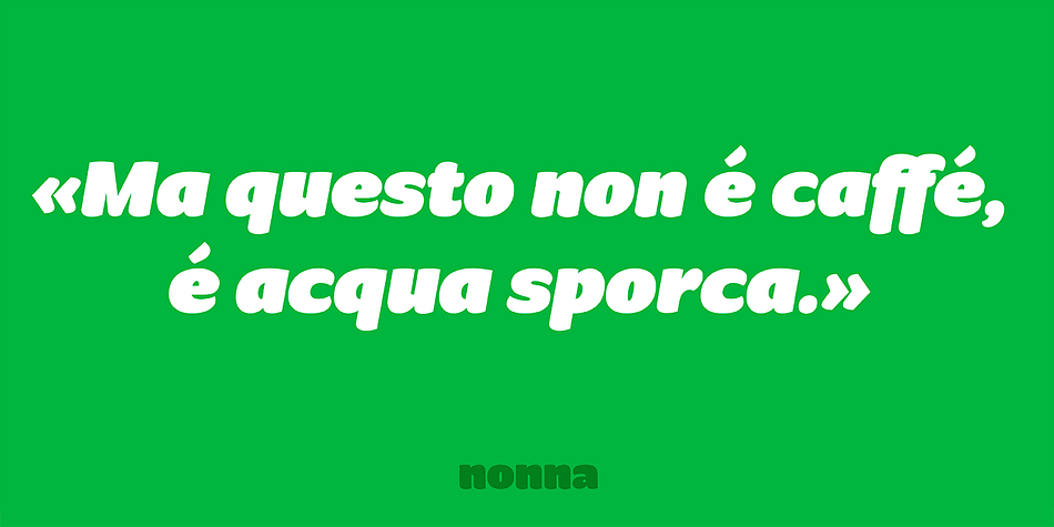 Its Italic (10 degrees inclination) have been produced singularly, not automatically calculated by the software.