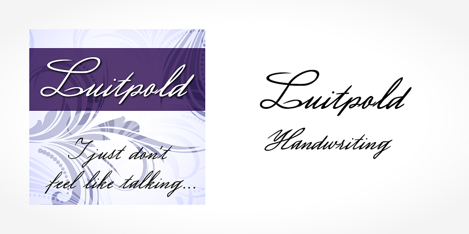 Digitized handwriting fonts are a perfect way to give documents the “very special touch”.