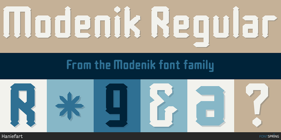 Modenik Regular Font