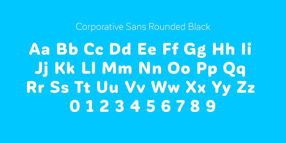 Corporative Sans Rounded was created by Latinotype Team and developed by Elizabeth Hernández and Rodrigo Fuenzalida, under the supervision of Luciano Vergara and Daniel Hernández.