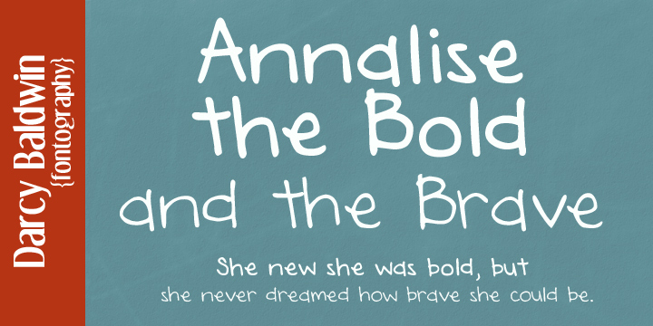 Displaying the beauty and characteristics of the DJB Annalise font family.