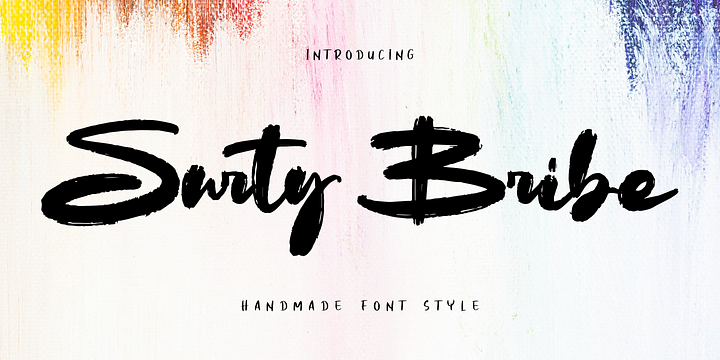 Surty Bribe font family by Mega Type