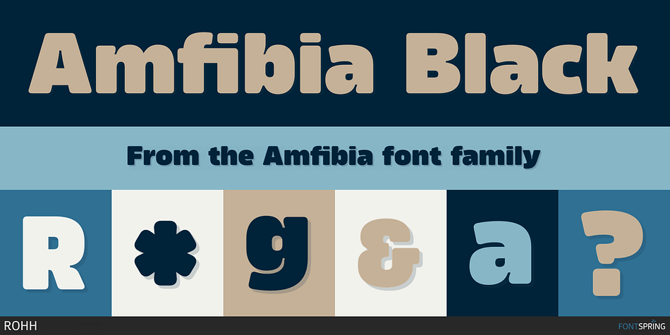 Amfibia Black Font