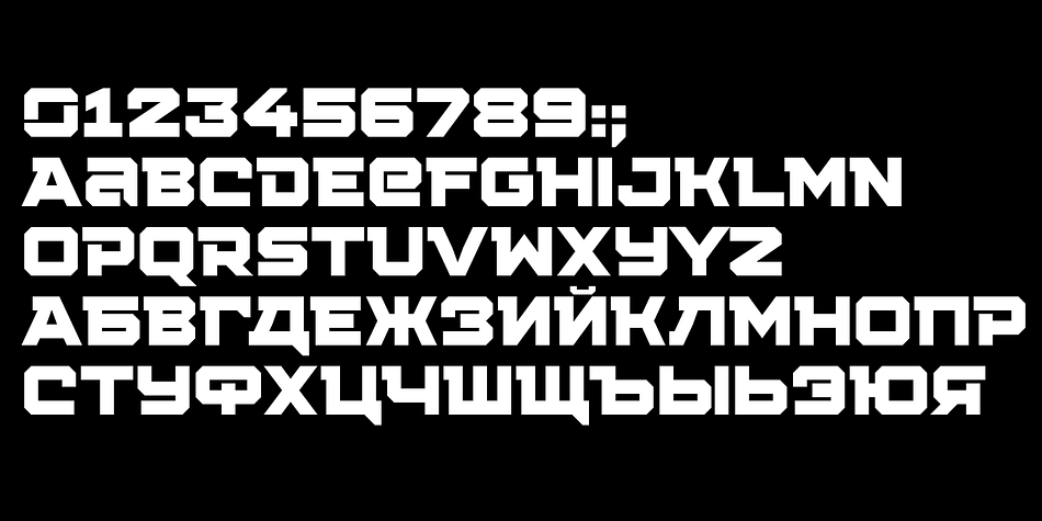 Emphasizing the popular Squartiqa 4F font family.