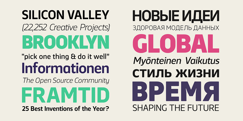 Displaying the beauty and characteristics of the Webnar font family.