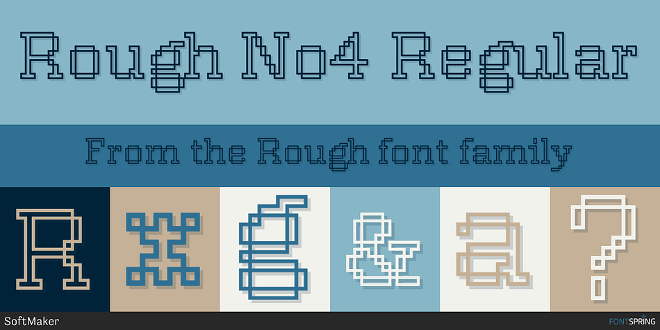 Rough No4 Regular Font