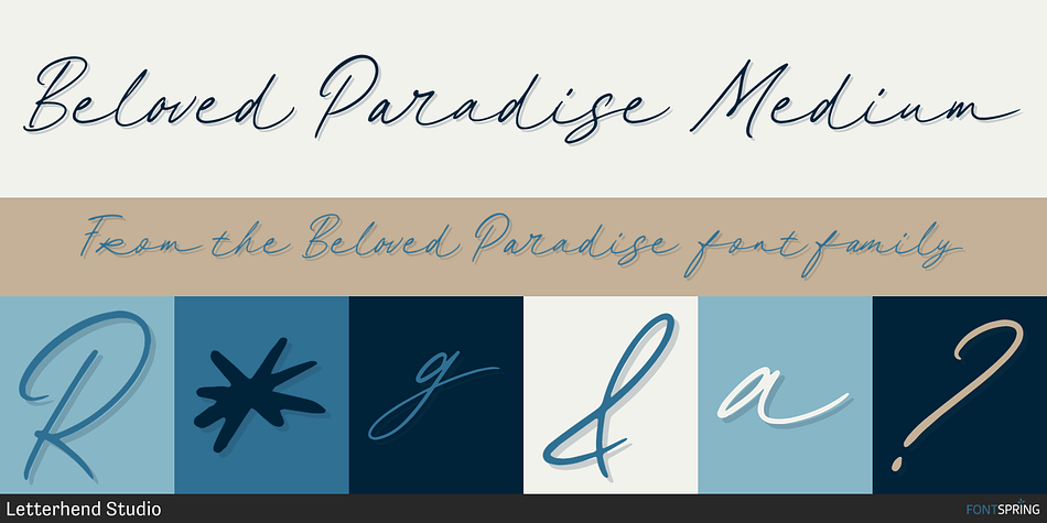 Beloved Paradise Medium Font