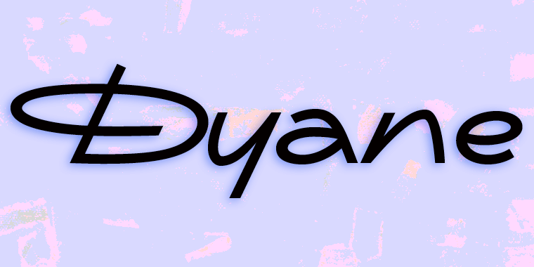 »Dyane« is based on monolinear scripts from the Bauhaus time.