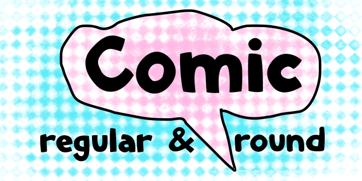 I was rather bored with the unimaginative over-use of the “Comic” fonts that come bundled with our computers.