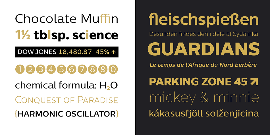 Highlighting the Centrale Sans font family.