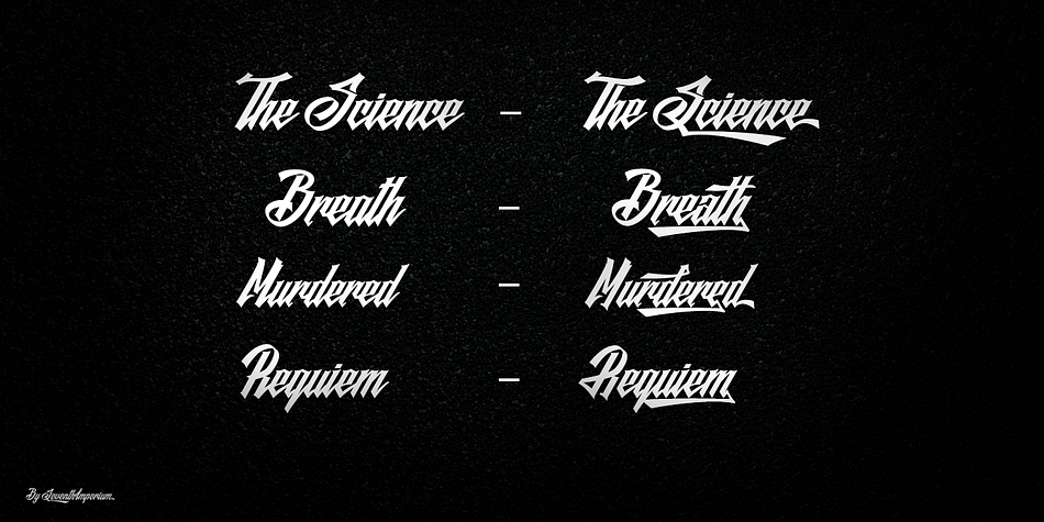 Displaying the beauty and characteristics of the Black Future font family.