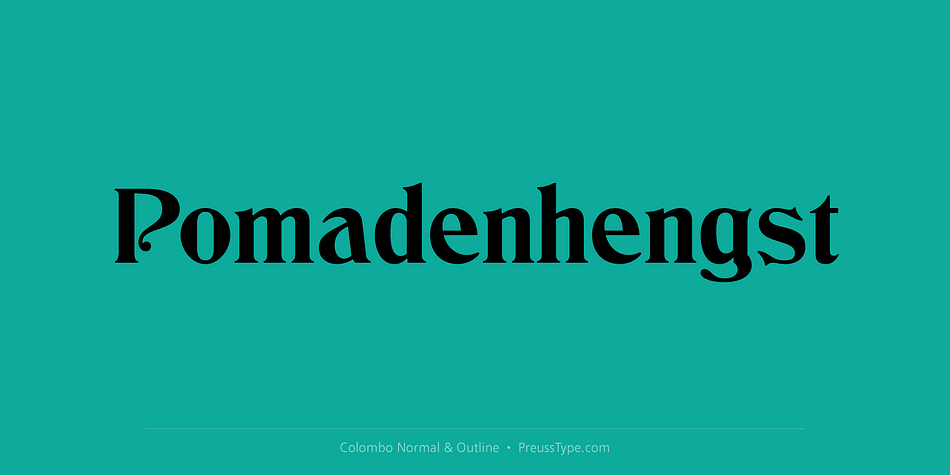 Colombo Font
