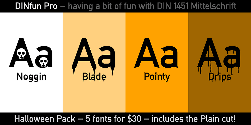 The Plain font is included if you buy the family pack, and can be mixed in.