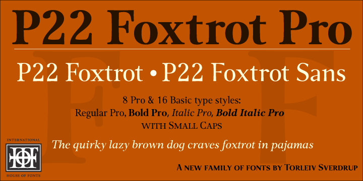 The design of P22 Foxtrot is inspired by the lively ballroom dance of the same name.